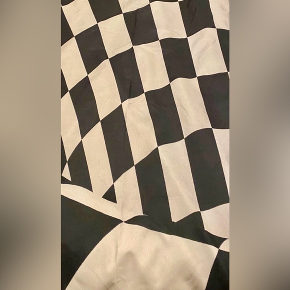 DUVET COVER BLACK AND WHITE CHECKERED PATTERN - Picture 4 of 9